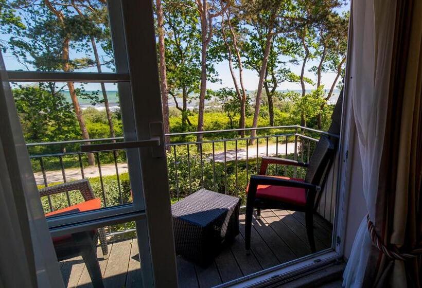 디럭스 테라스 룸 바다 전망, Strandhotel Fontana