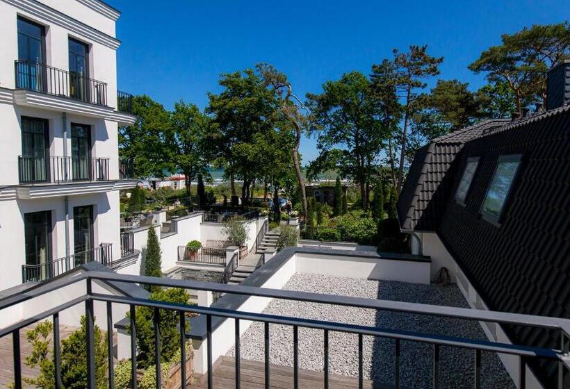 디럭스 테라스 룸 바다 전망, Strandhotel Fontana