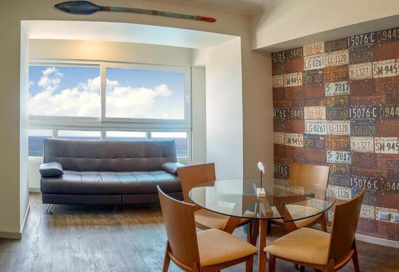 침실 1개 바다 전망 아파트, Gran Cavancha Hotel & Apartment