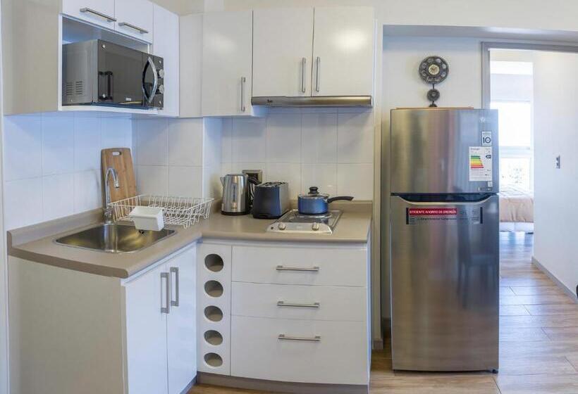 침실 2개 바다 전망 아파트, Gran Cavancha Hotel & Apartment