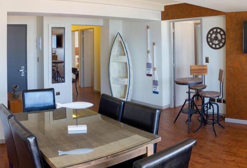 침실 3개 바다 전망 아파트, Gran Cavancha Hotel & Apartment