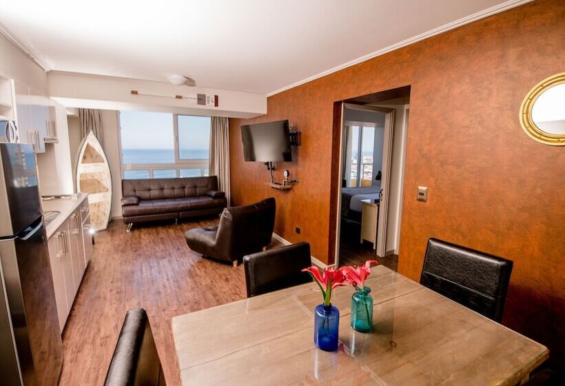 침실 2개 수피리어 아파트, Gran Cavancha Hotel & Apartment