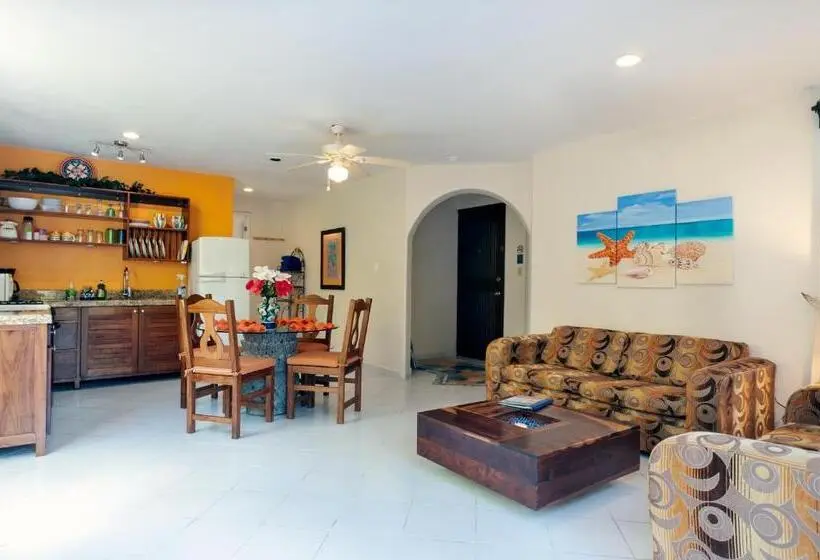 آپارتمان 1 خوابه همکف, Abbey Del Sol   Tropical Escape Near Beach In Puerto Morelos