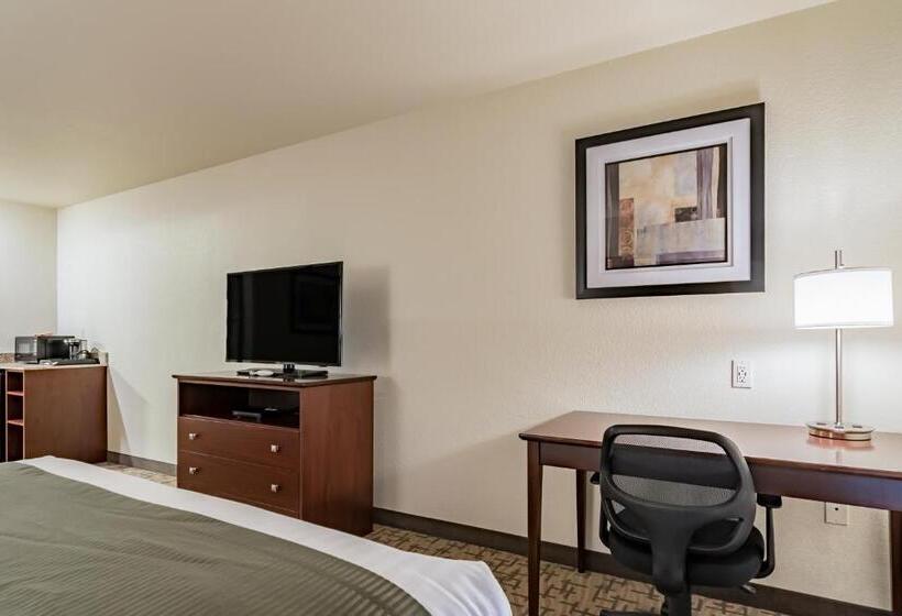 キングサイズベッドのデラックスルーム, Cobblestone Inn & Suites   Lamoni