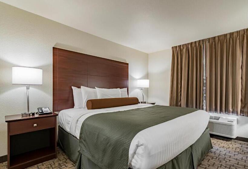 장애인을 위한 킹사이즈 침대 스탠다드 룸, Cobblestone Inn & Suites   Lamoni