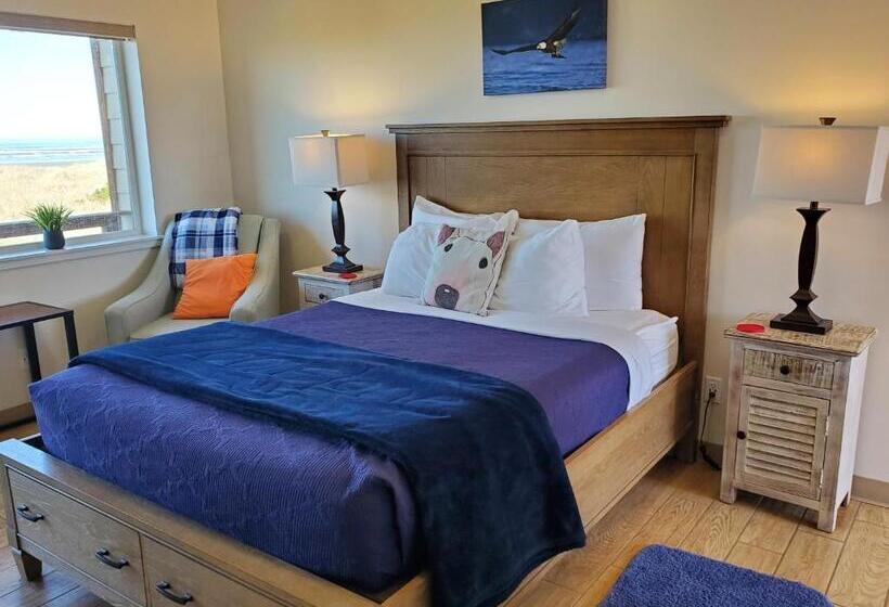 غرفة قياسية مطلّة علي البحر, Moonstone Beach Motel