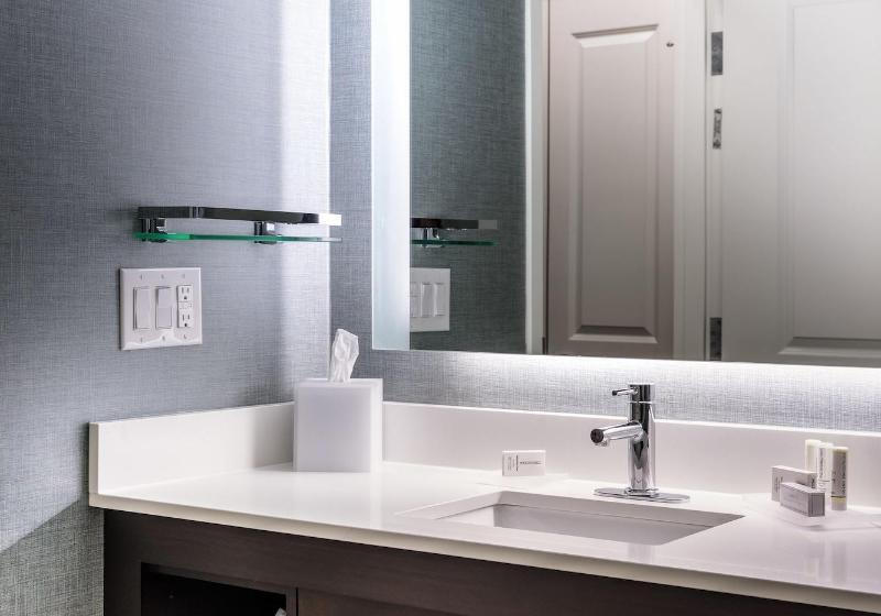 带大床的标准工作室, Residence Inn By Marriott Dallas Plano/richardson At Coit Rd