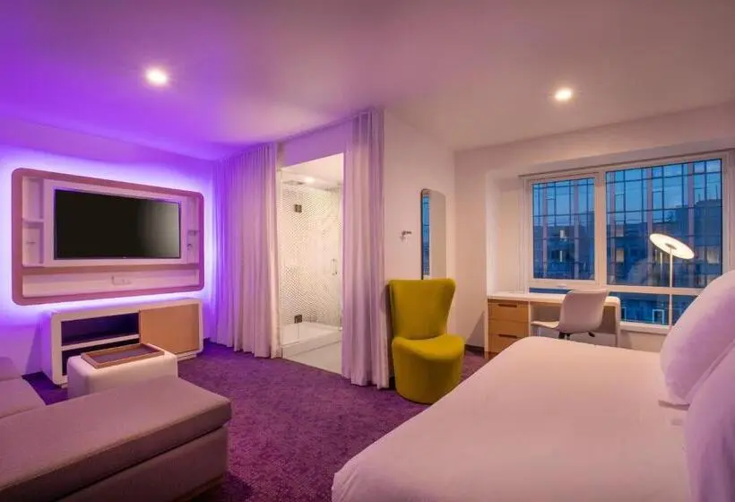 اتاق استاندارد با تخت بزرگ, Yotel Boston