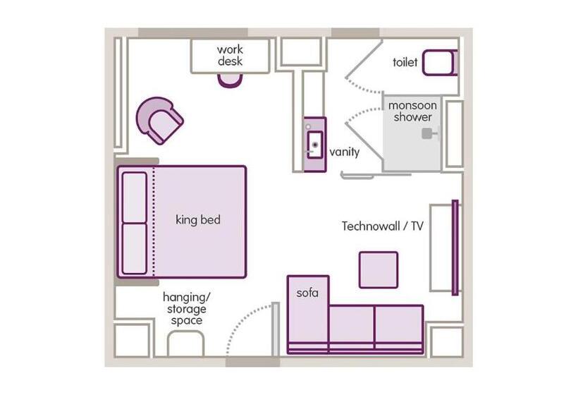 Cameră Standard Pat King Size, Yotel Boston