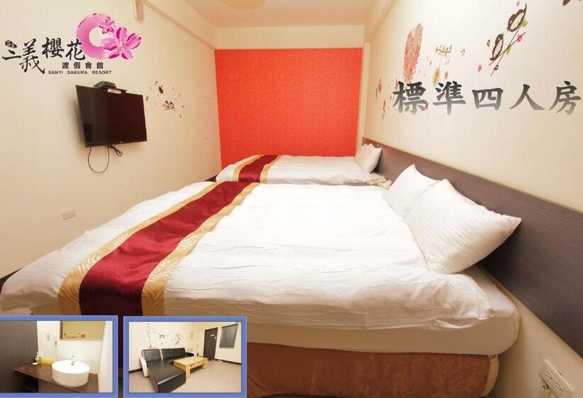 اتاق استاندارد چهار تخته, Sanyi Sakura Resort