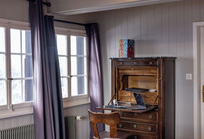 シャレー1寝室, Le Coucou Hotel Restaurant & Lounge Bar