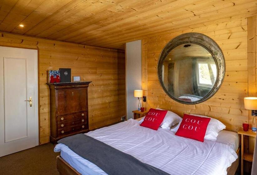 シャレー1寝室, Le Coucou Hotel Restaurant & Lounge Bar