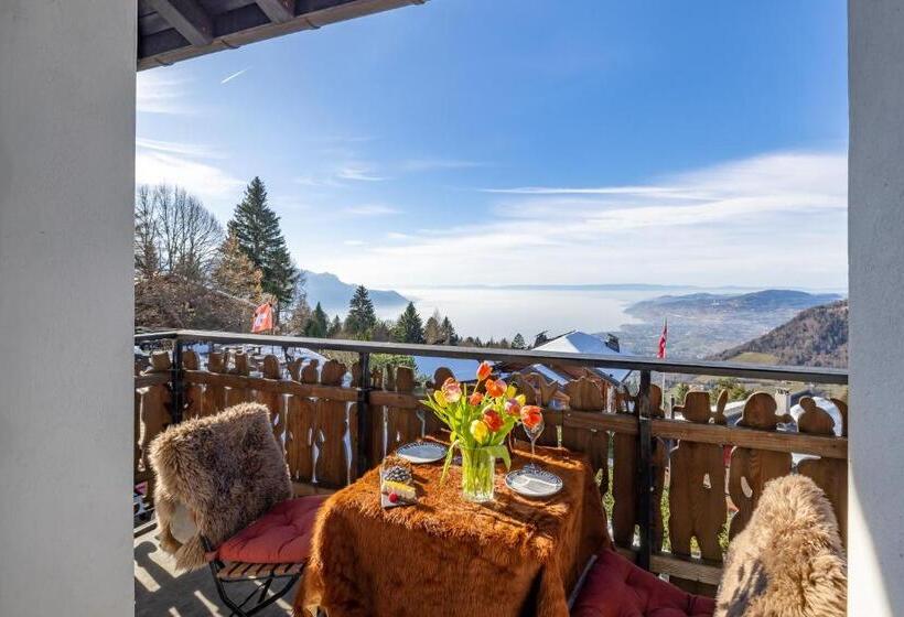 シャレー1寝室, Le Coucou Hotel Restaurant & Lounge Bar