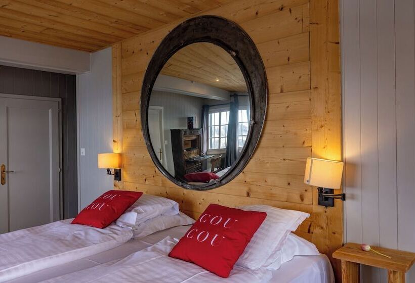 シャレー1寝室, Le Coucou Hotel Restaurant & Lounge Bar