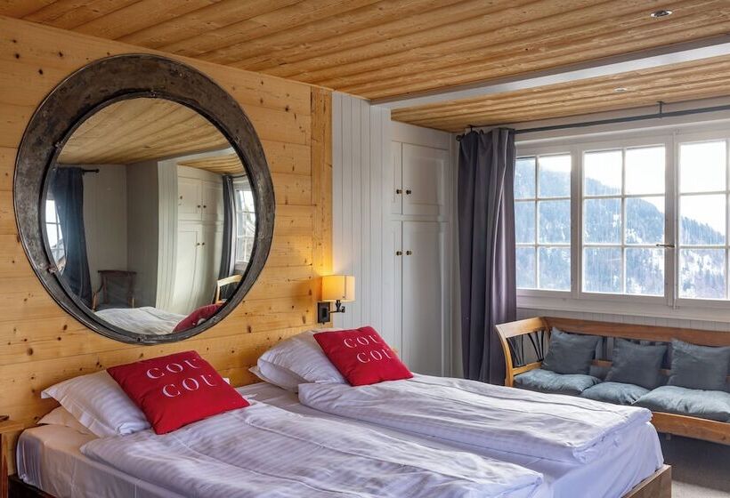 シャレー1寝室, Le Coucou Hotel Restaurant & Lounge Bar