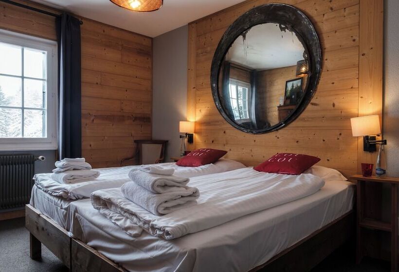 シャレー1寝室, Le Coucou Hotel Restaurant & Lounge Bar