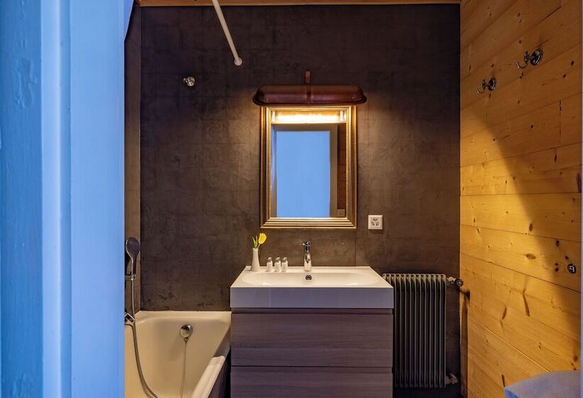 シャレー1寝室, Le Coucou Hotel Restaurant & Lounge Bar