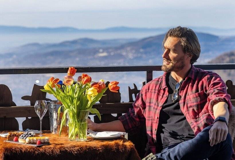 シャレー1寝室, Le Coucou Hotel Restaurant & Lounge Bar