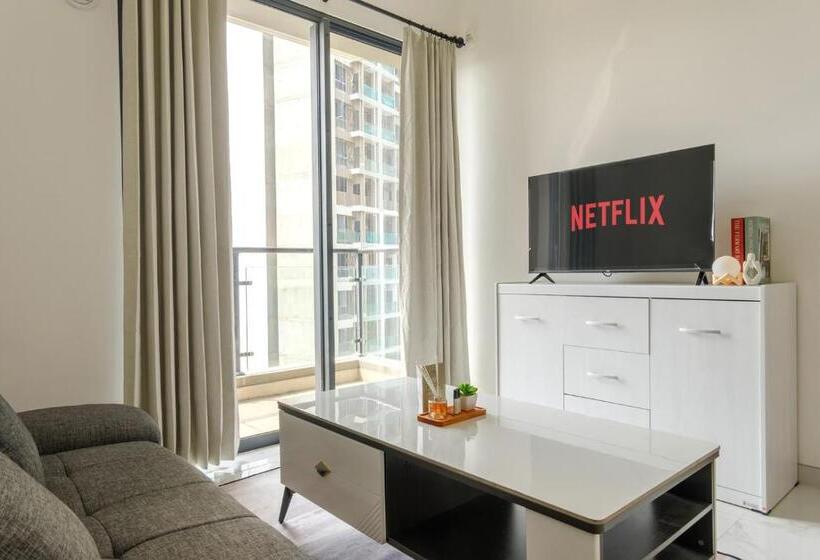 带2个卧室的公寓, Calma 2br Ii At Skyhouse Apartment