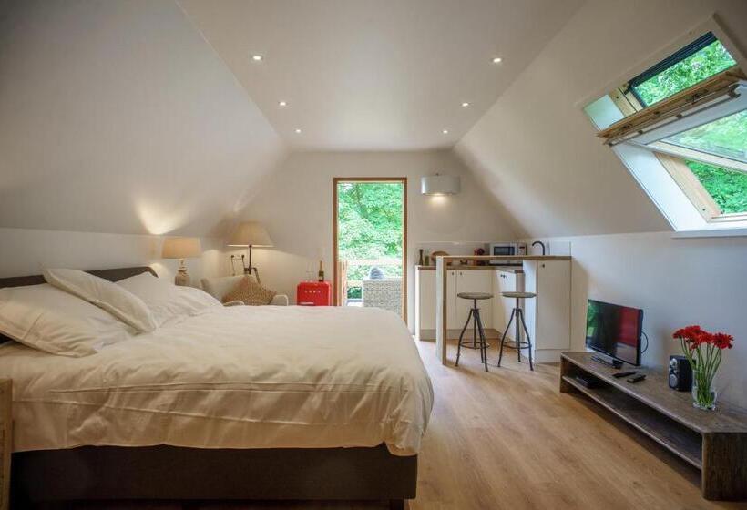 חדר דלוקס נוף לגינה, Villa Magdalena Eeklo