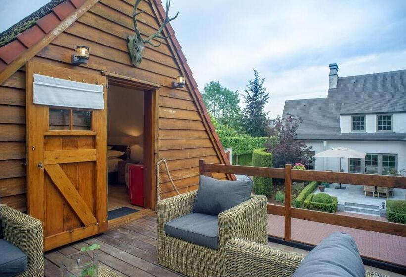 غرفة ديلوكس مطلّة علي الحديقة, Villa Magdalena Eeklo