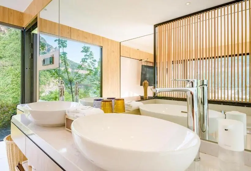 クイーンサイズベッドのスタンダードルーム, Ctrip Country Retreats   Henan Anyang Linzhou Shibanyan