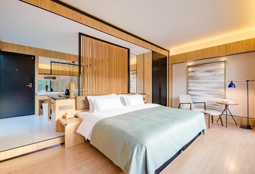 غرفة قياسية سرير ملكى, Ctrip Country Retreats   Henan Anyang Linzhou Shibanyan