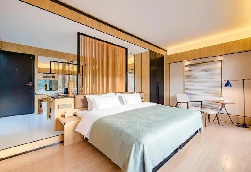 クイーンサイズベッドのスタンダードルーム, Ctrip Country Retreats   Henan Anyang Linzhou Shibanyan