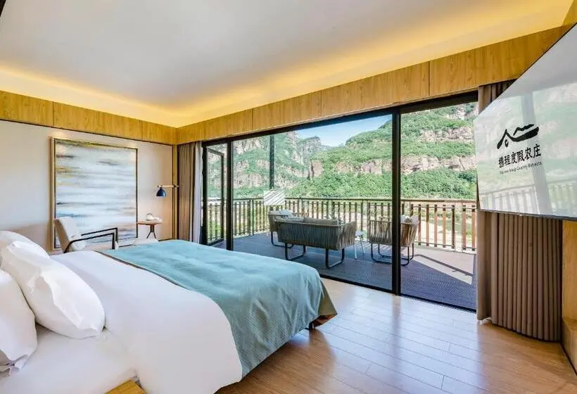 クイーンサイズベッドのスタンダードルーム, Ctrip Country Retreats   Henan Anyang Linzhou Shibanyan