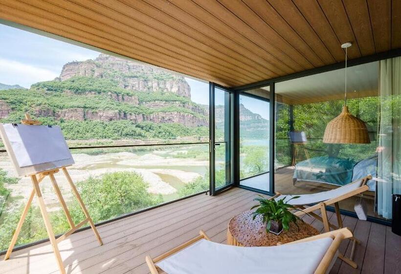 غرفة قياسية سرير ملكى, Ctrip Country Retreats   Henan Anyang Linzhou Shibanyan