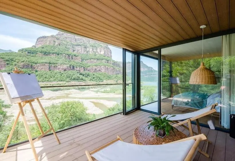 クイーンサイズベッドのスタンダードルーム, Ctrip Country Retreats   Henan Anyang Linzhou Shibanyan