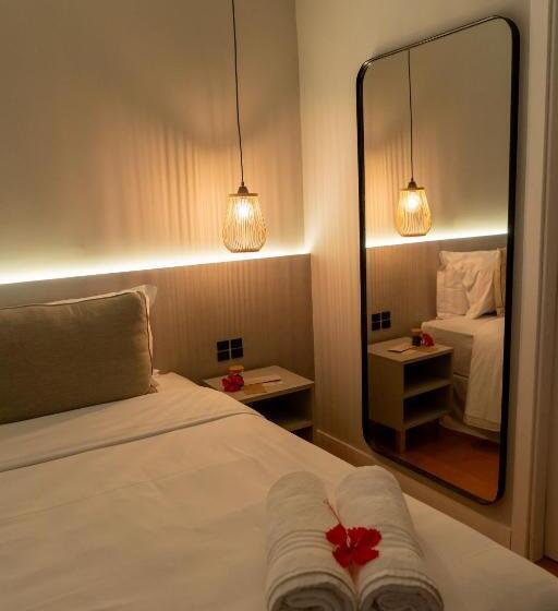 חדר דלוקס לשלושה עם נו לים, Pousada Triângulo Grega