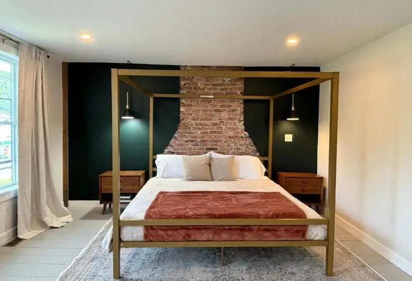 キングサイドベッドのスタンダードワンルーム, The White Creek Inn