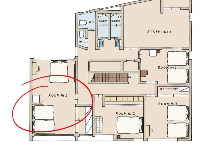 バス共有のスタンダードルーム, まち宿門