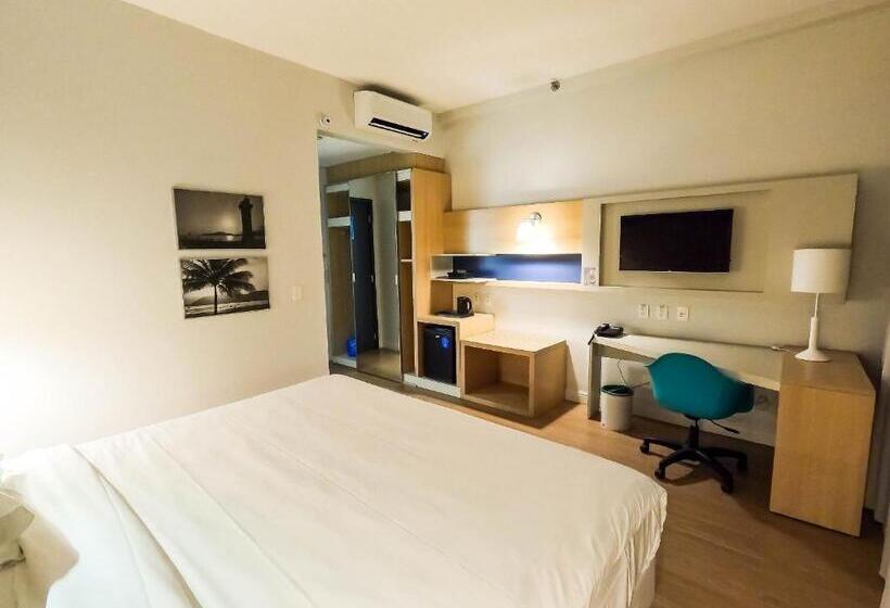 스위트 킹사이즈 침대, Stay Inn Santos Sua Acomodação Com Cara De