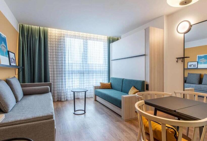 סטודיו סטנדרט מיטה זוגית, Aparthotel Adagio Access Brussels Airport