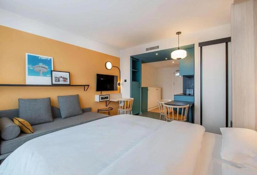 استودیوی استاندارد با تخت دوبل, Aparthotel Adagio Access Brussels Airport