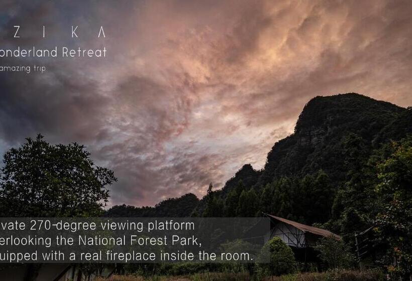 חדר סטנדרט עם טרסה, Bzika Wonderland Retreat  Zhangjiajie National Forest Park Store