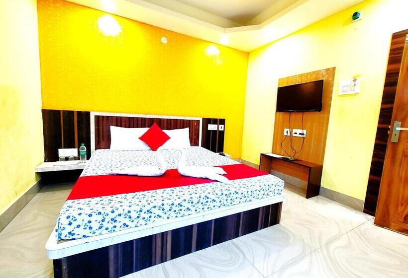 豪华房间, Sashi Puri Near Golden Sea Beach And Temple Fully Air Conditioned Hotel With Parking Facility, Bes