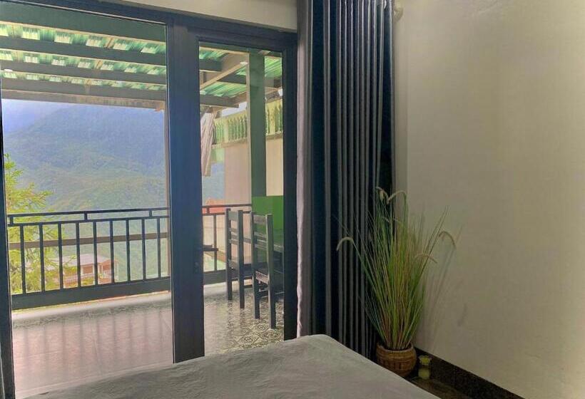 اتاق استاندارد با چشمانداز کوهستان, Daun Pisang Homestay & Restaurant View Fanxipan