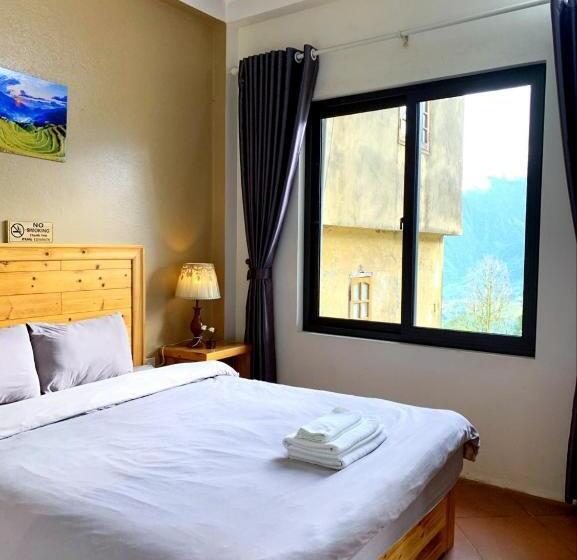 اتاق استاندارد با چشمانداز کوهستان, Daun Pisang Homestay & Restaurant View Fanxipan