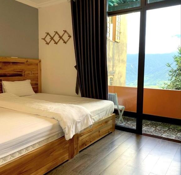 اتاق استاندارد سه نفره, Daun Pisang Homestay & Restaurant View Fanxipan