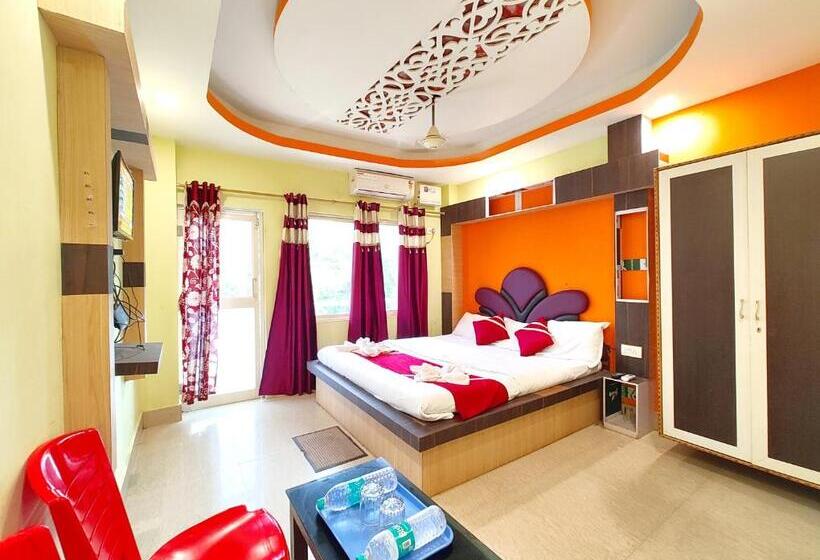 デラックスルーム, Goroomgo Shree Bhumi Puri Near Sea Beach And Temple   Newly Renovated Hotel   Perfect Location With