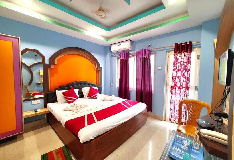デラックスルーム, Goroomgo Shree Bhumi Puri Near Sea Beach And Temple   Newly Renovated Hotel   Perfect Location With