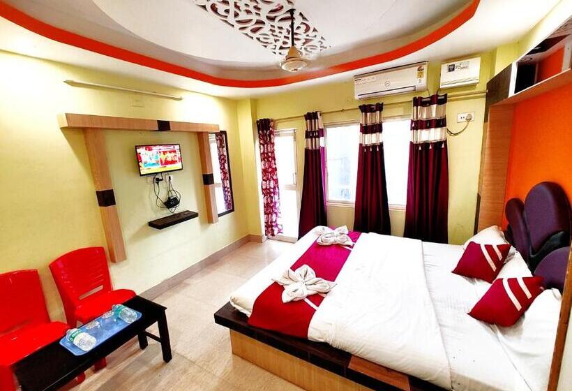اتاق لوکس, Goroomgo Shree Bhumi Puri Near Sea Beach And Temple   Newly Renovated Hotel   Perfect Location With
