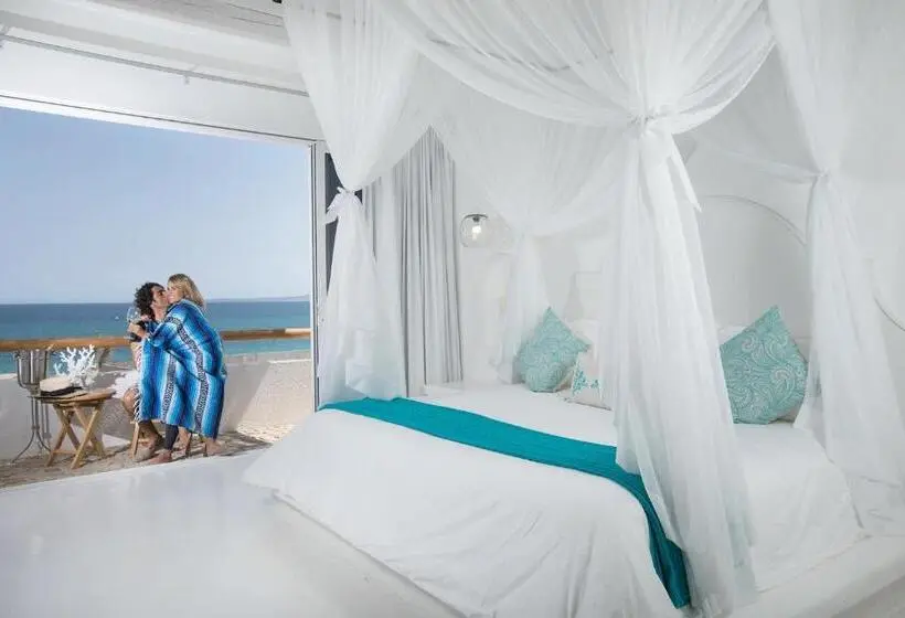 オーシャンビューデラックスルームバルコニー付き, Boutique Casa Tara