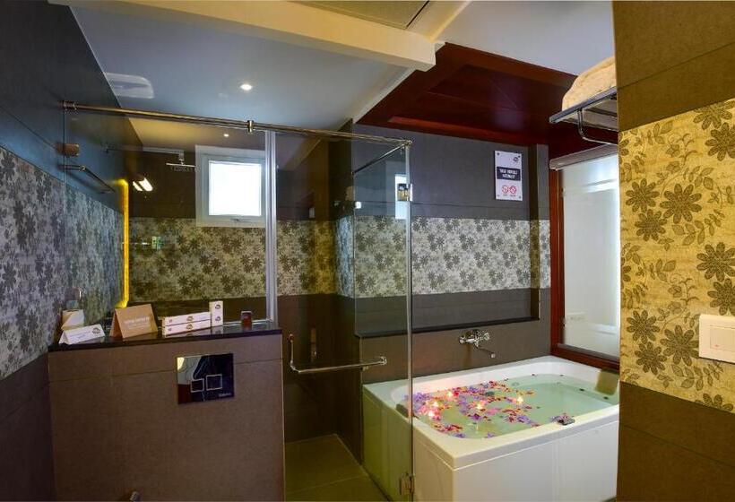 带大床的标准间, Lake Canopy Alleppey