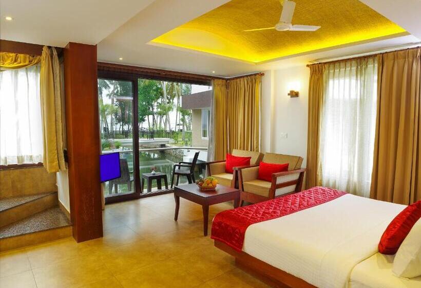 别墅: 1间卧室带游泳池, Lake Canopy Alleppey