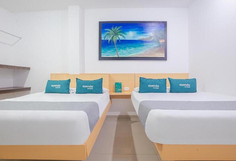 اتاق استاندارد چهار تخته, Ayenda Alameda Real