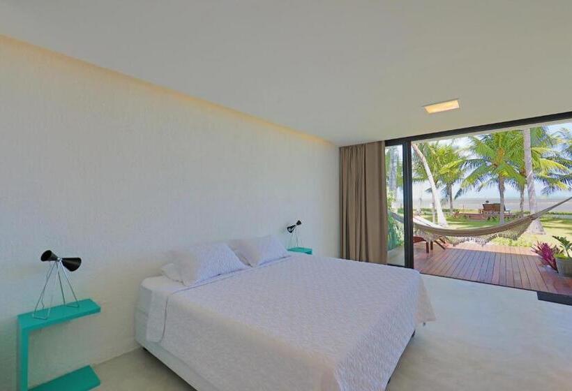 מיטת קינג בסוויטה, Pousada Ninanoa